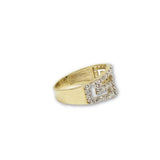 10K Bague Femme Or et Zircon Mora WGR-088 - orquebec