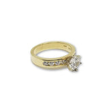 10K Bague Femme Or et Zircon Sarita WGR-094 - orquebec