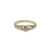 10K Bague Femme Or et Zircon Zakaria WGR-84 - orquebec