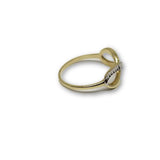 10K Bague Infini Femme Or et Zircon WGR-176 - orquebec