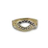 10K Bague Infini Versace Style Pour Femme WGR-171 - orquebec