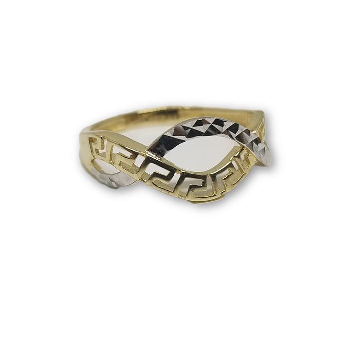 10K Bague Infini Versace Style Pour Femme WGR-171 - orquebec