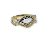 10K Bague Infini Versace Style Pour Femme WGR-171 - orquebec