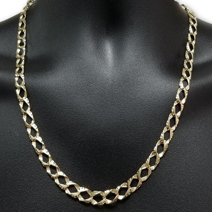 10k Casting fait ?  la main Chaine Homme MGC-062 | Chain in 10K gold handmade for him-Gold Custom