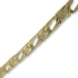 10k Chaine Versace Or Jaune Diamond Cut Homme MGC-053 | Diamond Cut Men's Versace Chain in yellow gold 10K-Gold Custom