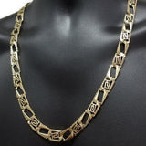 10k Chaine Versace Or Jaune Diamond Cut Homme MGC-053 | Diamond Cut Men's Versace Chain in yellow gold 10K-Gold Custom