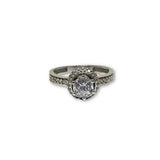 10K Or Blanc Bague Femme Or et Zircon Vita WGR-100 - orquebec