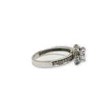 10K Or Blanc Bague Femme Or et Zircon Vita WGR-100 - orquebec