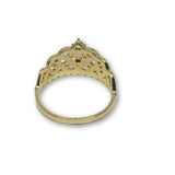 10K or Jaune Bague Couronne Femme WGR-136 - orquebec