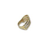 10K Or Jaune Bague Femme WGR-114 - orquebec