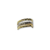 10K Or Jaune Bague Femme WGR-114 - orquebec