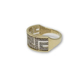 10K Or Jaune Bague Versace Femme WGR-157 - orquebec