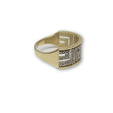 10K Or Jaune Bague Versace Femme WGR-157 - orquebec