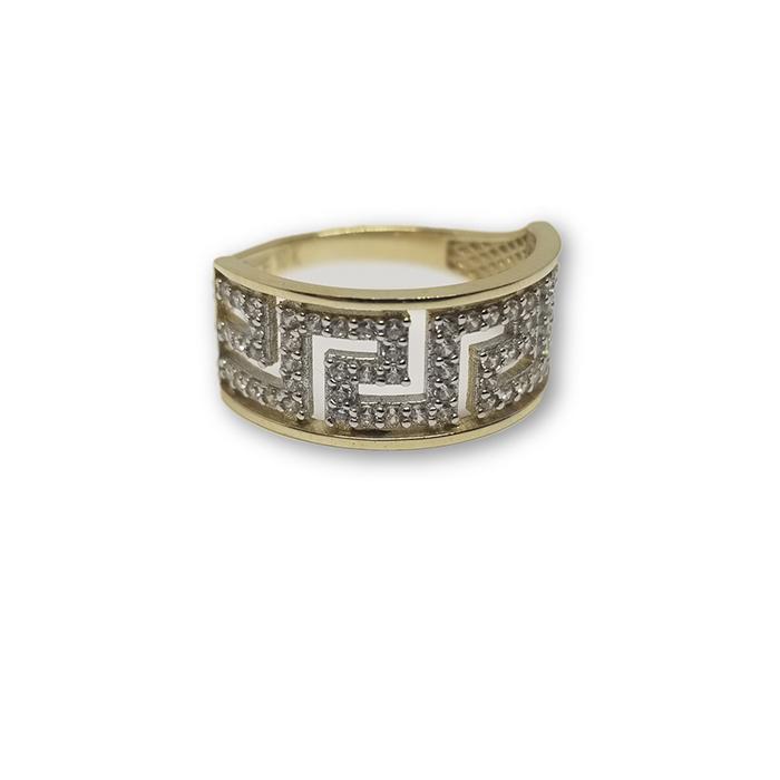 10K Or Jaune Bague Versace Femme WGR-157 - orquebec