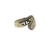 10K Or Jaune Bague Versace Pour Femme WGR-158 - orquebec