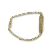 10K Or Jaune Cuban Link Bracelete B?©b?© BBG-002 - orquebec