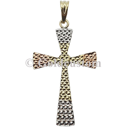 10K Solid Gold Crosley Religious Pendant - orquebec