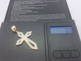 10K Solid Gold Infinity Cross Pendant - orquebec