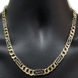 10K Versace 7.2MM Chaine Homme MGC-047 | Chain Versace for men in 10K gold 7.2MM-Gold Custom