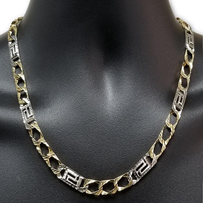 10K Versace 8.5MM Chaine Homme MGC-048 | Men's Chain Versace style 8.5MM in gold 10K-Gold Custom