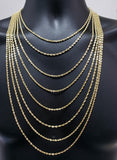 Rope Chain 2.8mm Laser Cut 10k Yellow Italian Gold | Torsade 2.8MM couper au laser en or jaune 10kt LC2028-Gold Custom