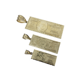 Pendantif Dolla Bill en or 10k modele 2020 LA162