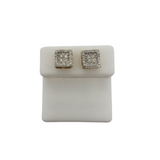 10K 0.40CT Diamond Stud Screw Back Earring DE-044