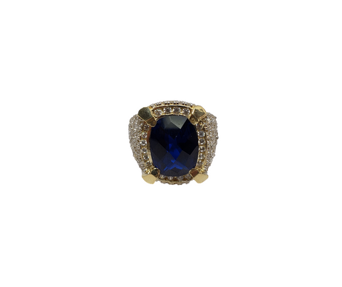 Bague Encino bleu en or 10k model 2020 LA002