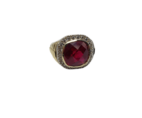 Bague Beverly Rubes en or 10k model 2020 LA009