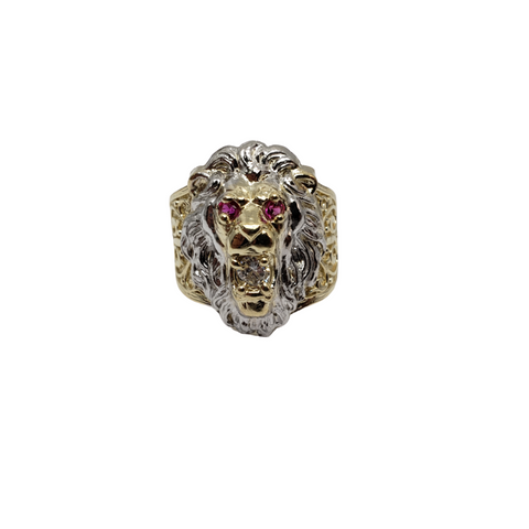 Bague Big Lincoln Lion en or 10k model 2020 LA015