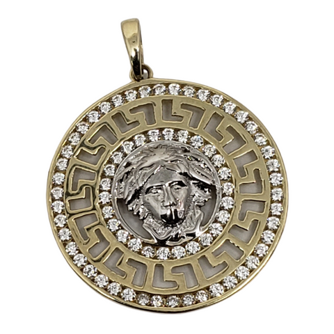 Pendantif MEDAILLON VERSACE-02 en or 10k modele 2020 LA153