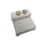 10K 0.20CT Diamond Stud Screw Back Earring DE-038