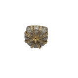 Bague Couronne 5.40ct de Diamants en or jaune 10k 2020