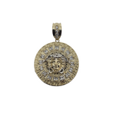 Pendantif Medaillon Versace-01 en or 10k modele 2020 LA108