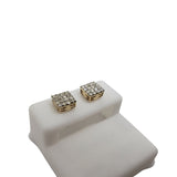 10K 0.55CT Diamond Stud Screw Back Earring DE-048