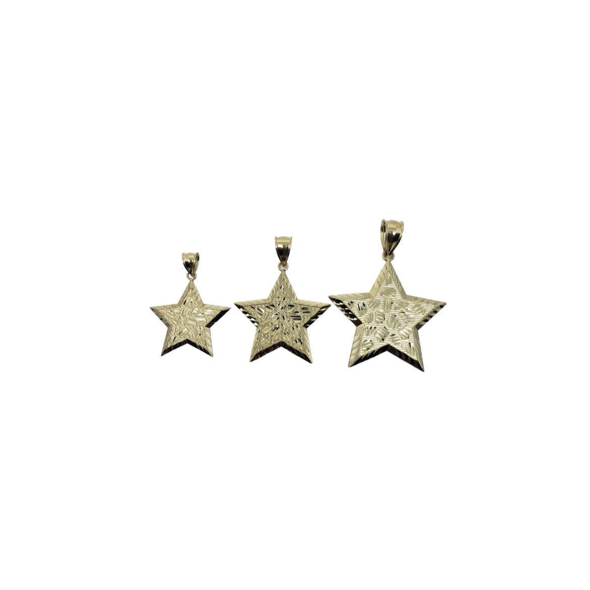 Pendantif Nuggo Star en or 10k modele 2020 LA136