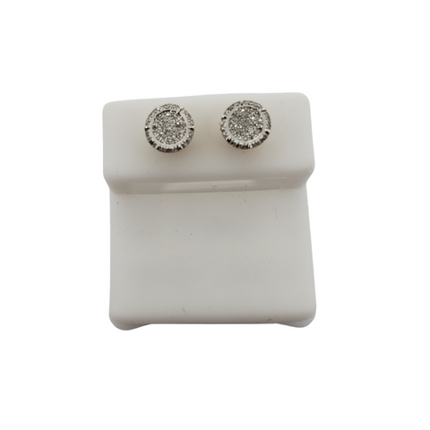 10K 0.25CT Diamond Stud Screw Back Earring DE-006