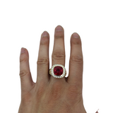 Bague Arcadia Red en or 10k model 2020 LA011