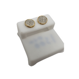 10K 0.20CT Diamond Stud Screw Back Earring DE-016