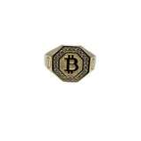 Bague Bitcoin en or 10k model 2020 LA029