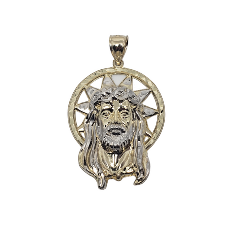 Pendantif Tete de Jesus avec Couronne en or 10k modele 2020 LA112