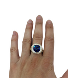 Bague Arcadia Blue en or 10k model 2020 LA012
