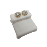 10K 1.00CT Diamond Stud Screw Back Earring DE-028