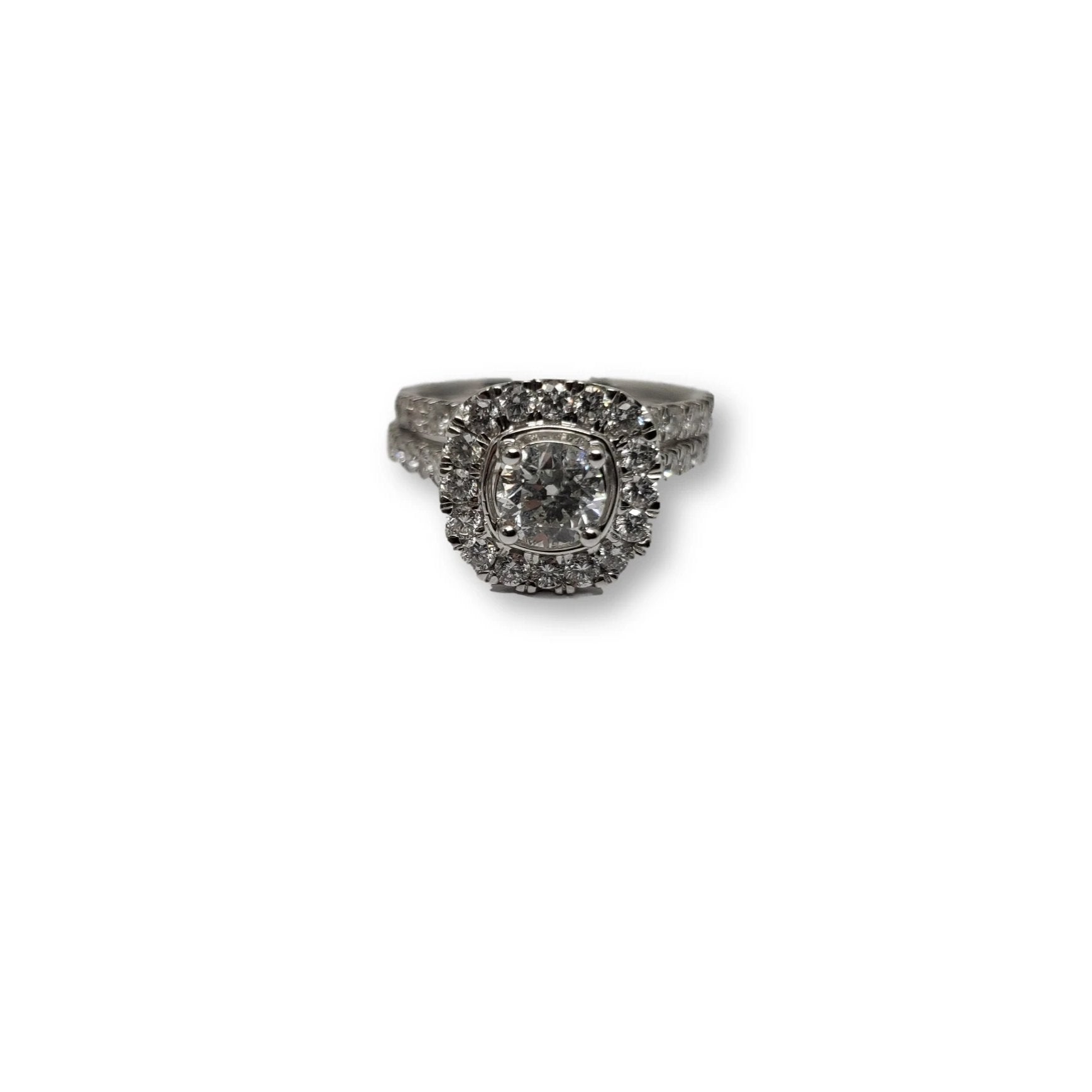 Bague Ellanar 2.00 de diamants en or blanc 14k