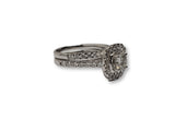 Bague Ellanar 2.00 de diamants en or blanc 14k