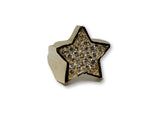 Bague star en or 10k