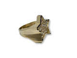 Bague star en or 10k