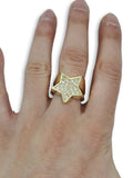 Bague star en or 10k