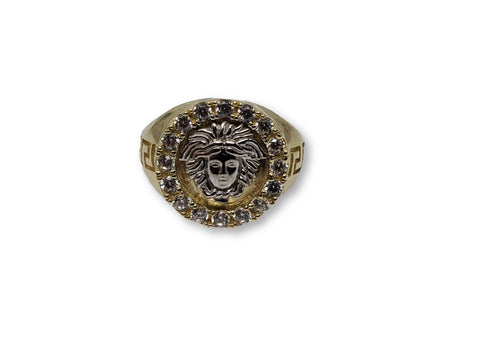 bague greek design  en or 10k