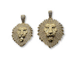Lion en or jaune ou 2 tons en or 10k